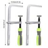2pack/lot Rail Clamps With Quick Adjust Screw For Easy Handle Woodworking Rail Clamps Track Saw