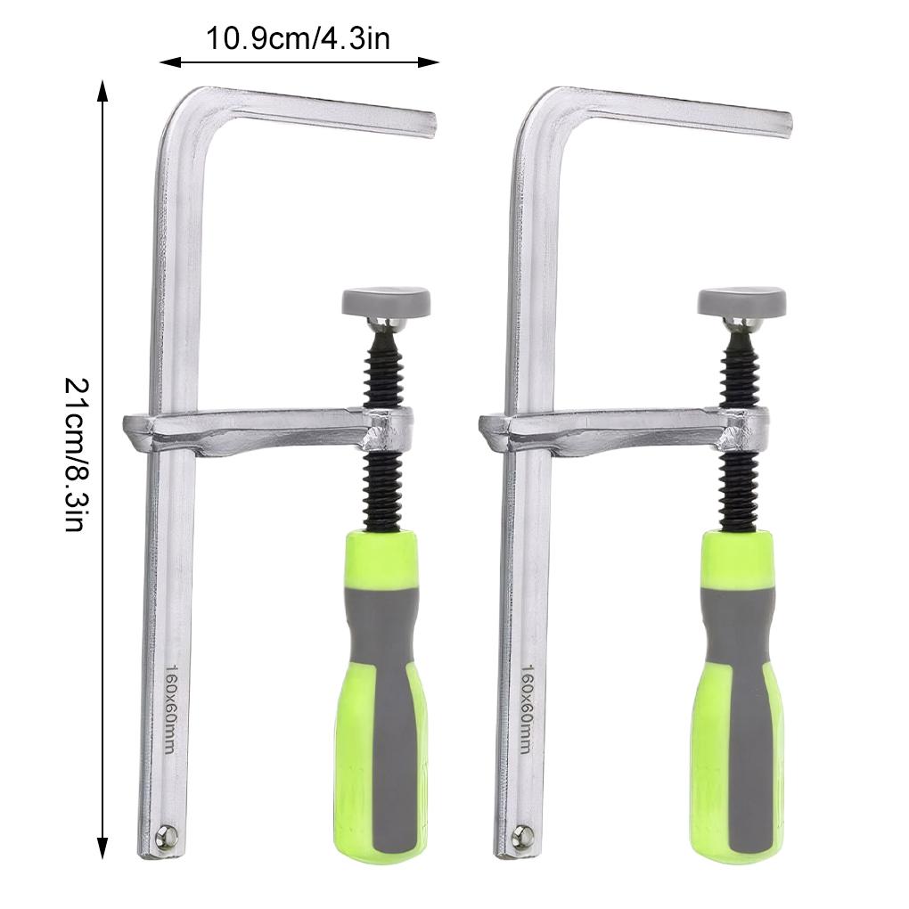 2pack/lot Rail Clamps With Quick Adjust Screw For Easy Handle Woodworking Rail Clamps Track Saw