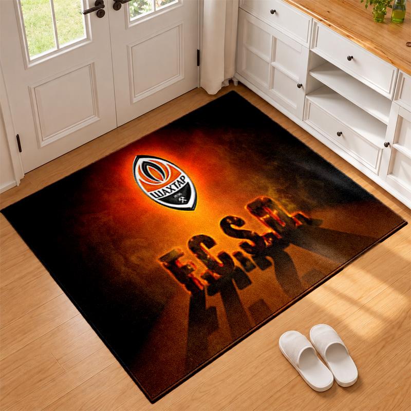 FC Shakhtar Donetsk Carpet Door Mat for Living Room or Bedroom Protective Mat Under Chair Office Decoration Christmas Gift Birthday Present