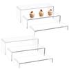 3/6/9 Stück Acryl Aufsteller U-Form Kuchen Puppen Aufsteller Stapelbares Kosmetiktaschen Schmuck Aufbewahrungsregal für Figur Kosmetik