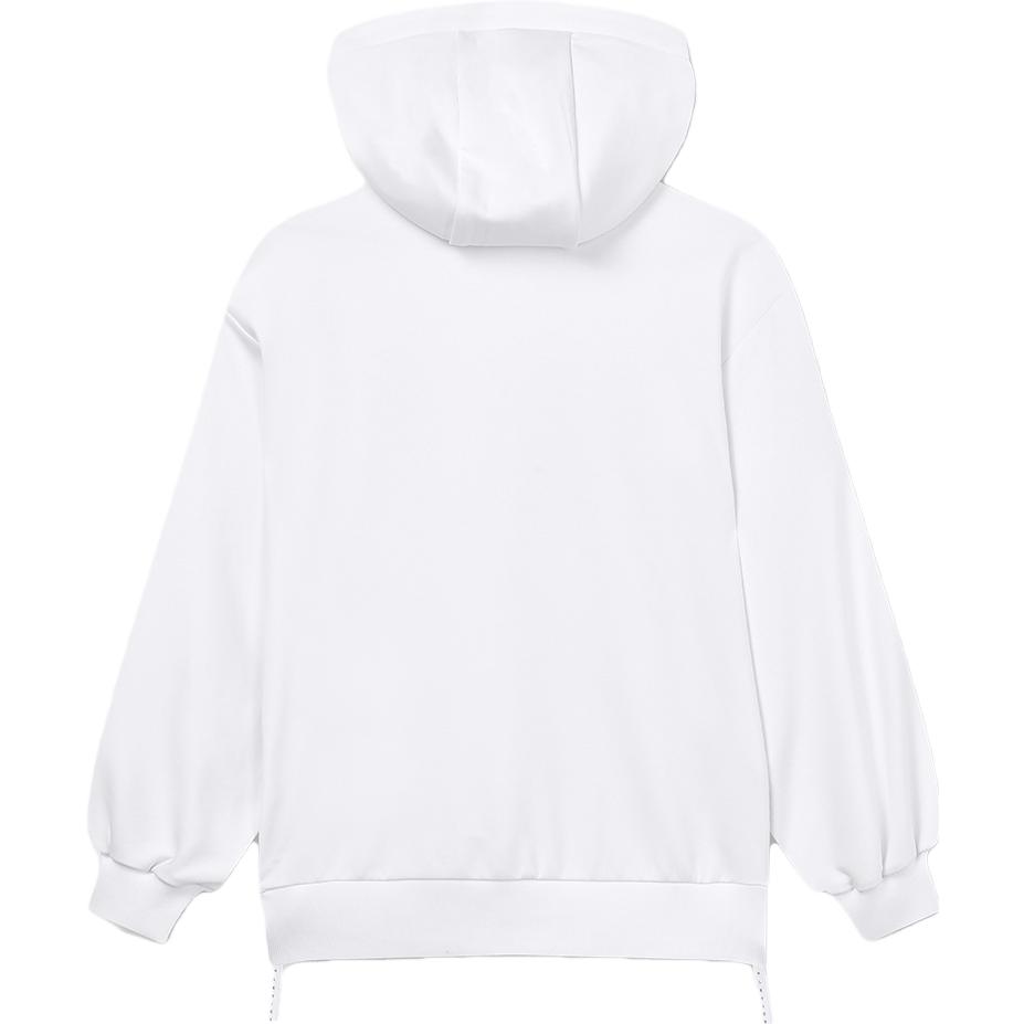 Fila 2023 Autumn New Casual Fashion Loose Knit Hoodie Sweatshirt Women Tops White A11W331206F-WT