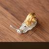 Durable Antique Snail Incense Burner Air Purification Metal Ornament Home Decoration Bonsai Incense Creative Crafts Figurines