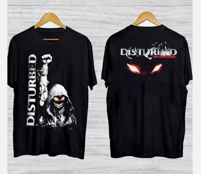 Neues Disturbed Signature Band Baumwolle Schwarz T-Shirt
