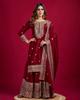 Indischer pakistanischer Bollywood Sharara Salwar Anzug Damen Designer Salwar Kameez Set Kleid