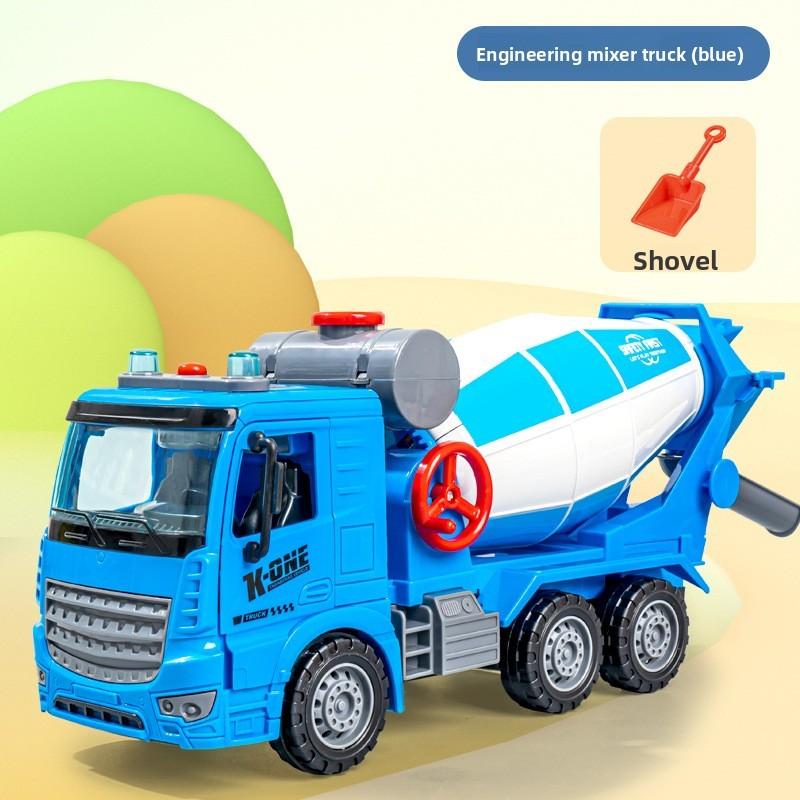 Engineering Construction Toy Vehicle With Flashing Lights And Music For Kids Playtime