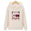 Langermet for menn og kvinner Uformell mote gensere Japansk tegneserie løs hettegenser Komfortabel kreativitet Streetwear