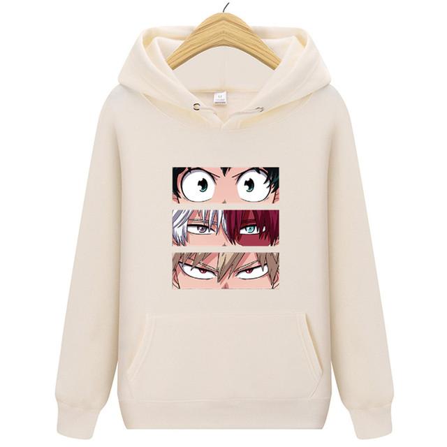 Langermet for menn og kvinner Uformell mote gensere Japansk tegneserie løs hettegenser Komfortabel kreativitet Streetwear