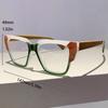 Oversized Eyeglasses Frames  Stylish New in Multicolor Spectacles Trendy Fashion Non-prescription Women Eyeglasses