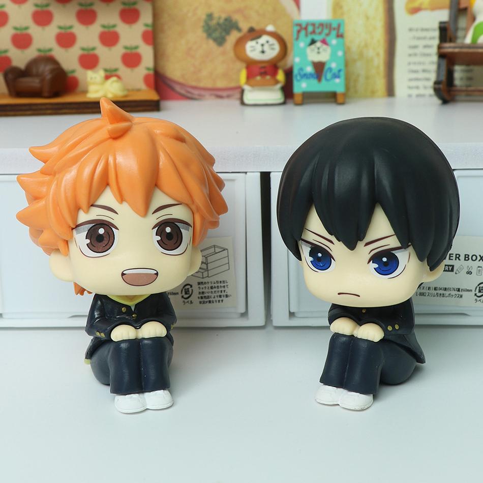 Anime Figures Haikyuu!! Shoyo Hinata Action Figures PVC Tobio Kageyama Toys for Children Collector Haikyu Model Birthday Gifts