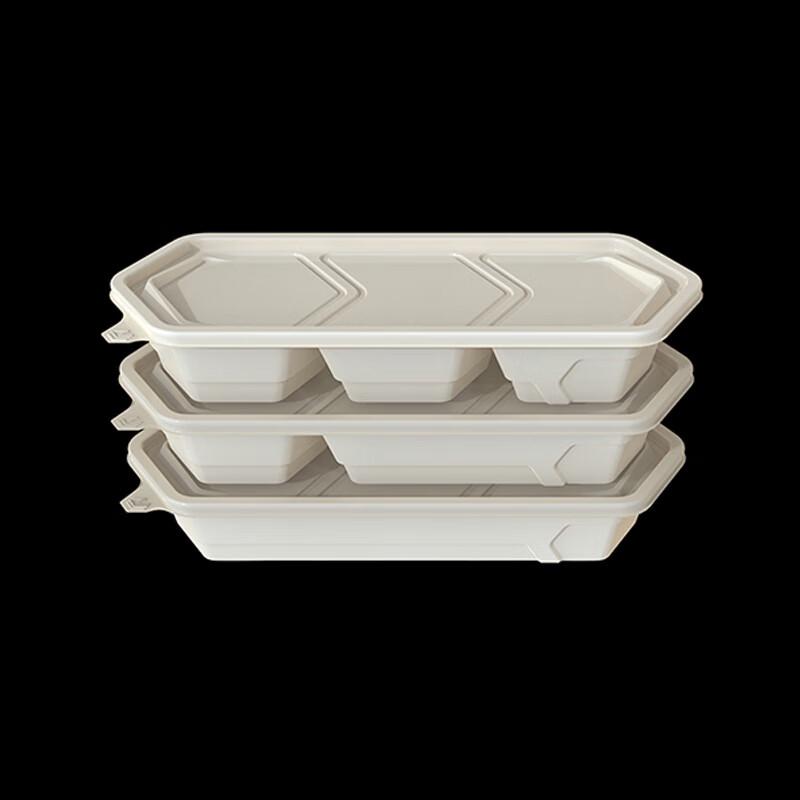 Eco-Friendly Corn Starch Divided Lunch Box