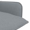 Armchair Light Gray Fabric