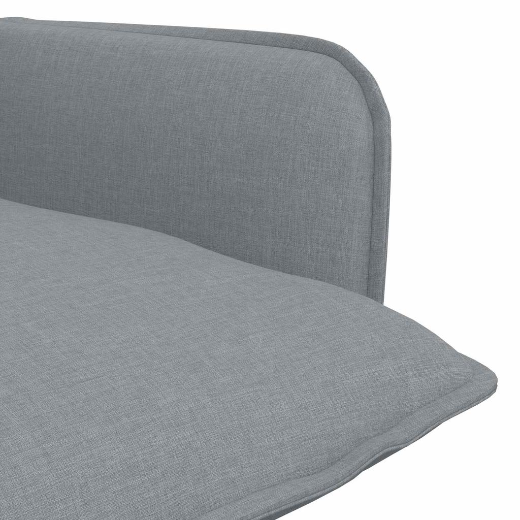 Armchair Light Gray Fabric