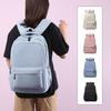 Große Kapazität Schultasche für Schüler Nylon Umhängetasche für Teenager Preppy Stil Rucksack Damen