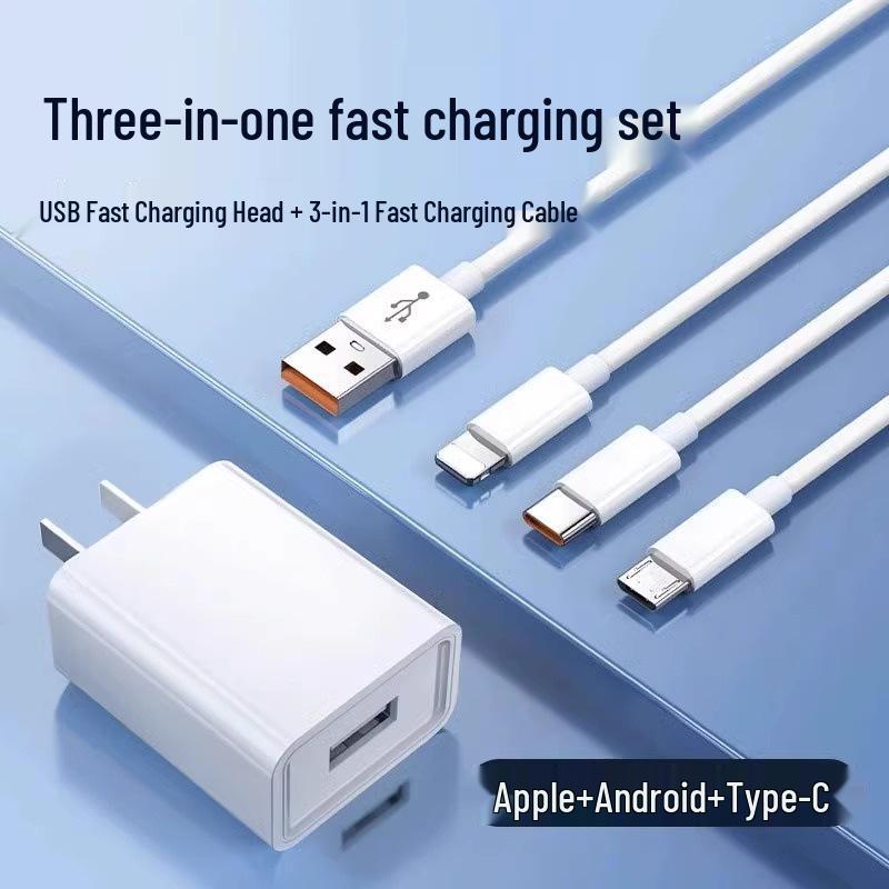 3-in-1 Type-C Multi-Function Data Cable Set for Android and Huawei