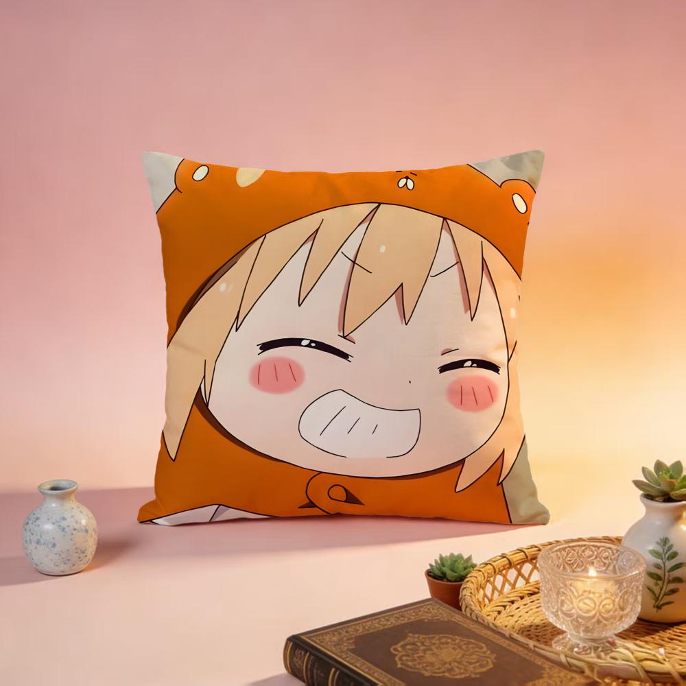Fashion HHimouto Umaruchaning Cushion Cover Premium SkinFriendly Pillow Case MultiPurpose for Home Office Travel