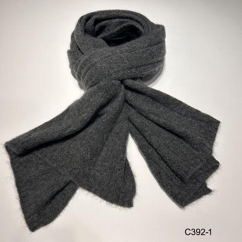 G·TENNA NX-C392 Women's Classic V-Pattern Cashmere Scarf