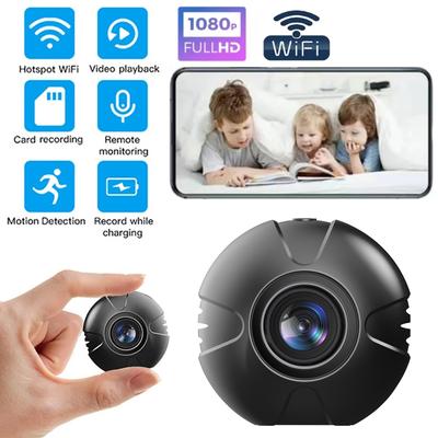 Noua mini cameră IP Wifi HD 1080P Cameră interioară fără fir Viziune de noapte Audio bidirecțional Detectare mișcare Monitor pentru bebeluși