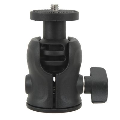 Otočná hlava stativu 360 stupňů Silný ABS U-drážka 1/4" závitový otvor Mini kulová hlava
