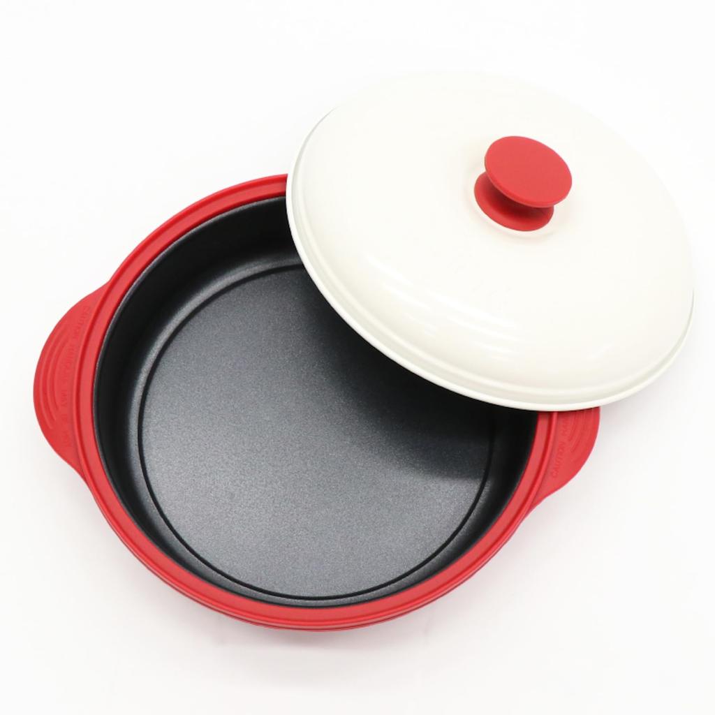 Easy Cook Deep Microwave Cooker Grilled Fish Browning Fish Griller Pot Sukiyaki Meat and Potato Soup Curry Hamburger Bake Boil Simmer Steam Cook