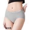 MIIOW Women's Underwear, Class A Pure Cotton, 10A Antibacterial, Extended Cotton Crotch, Breathable Sports Style Shorts, 3 Pairs, Size M