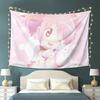 VIKAMA Cute Anime Tapestry Easy to Hang Bedroom Dormitory Kawaii Atmosphere Decoration Home Decoration