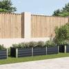 VidaXL Raised Garden Bed Anthracite 240x80x45 Cm Galvanized Steel