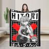IKUYO KITA Bocchi The Rock Blanket Fleece Summer Multi-function Super Warm Throw Blankets for Home Couch Bedspread