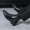 2026Fashion Shoes British Style Outdoor Shoes Men's Pointed Toe Boots High - Top Leather Casual Business Formal Office Footwear