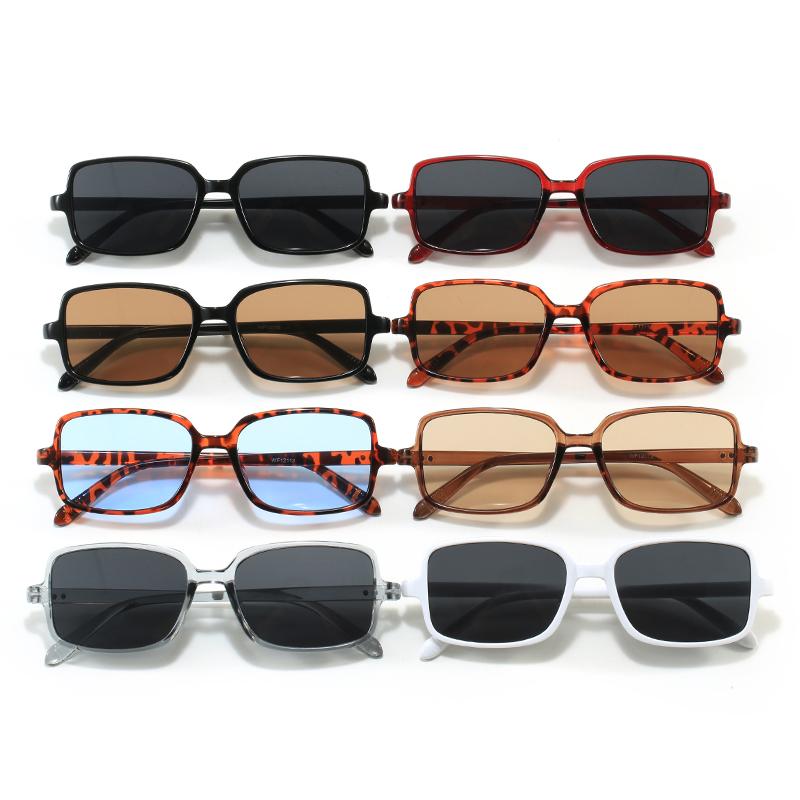 New Korean Version Simple Square Sunglasses for Men and Women Fashion Trend UV Resistant Outdoor Sunshade Sunscreen Glasses