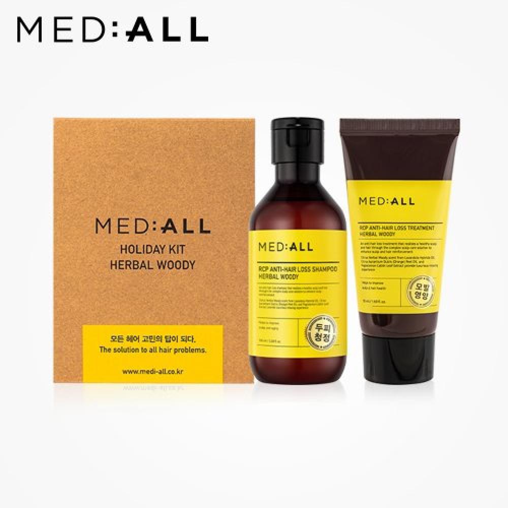 Mediall Holiday Kit Scalp Cleanser Woody Scent Shampoo + Treatment Woody scent
