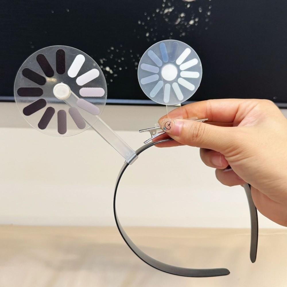 Moving Brain Loading Headband Cute Hair Hoop Personality Creative Downtime Hair Clip  Daily