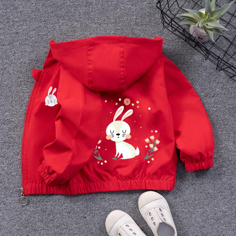 

1 2 3 4 5 6 років Весняна куртка для маленьких дівчаток з мультяшним принтом лінивця, пальто маленької принцеси з капюшоном на блискавці, вітрівка для хлопчиків, дитячий одяг 80