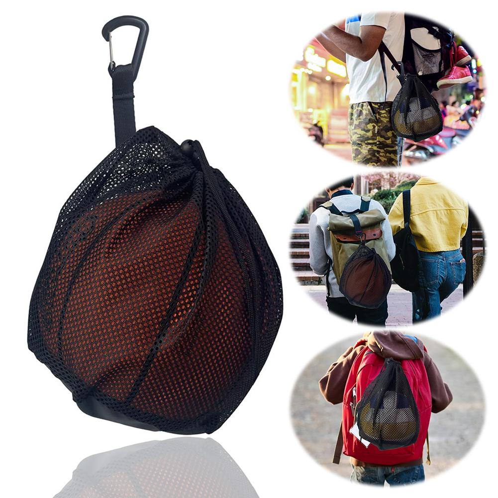 

Сумка для одного мяча с завязками на ремне сзади, черная для баскетбола, волейбола, футбола