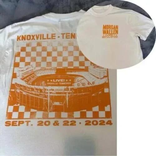 Morgan Wallen Neyland Stadium Tour Sept Knoxville TN T-Shirt- Size S to 5XL Unisex T-Shirt