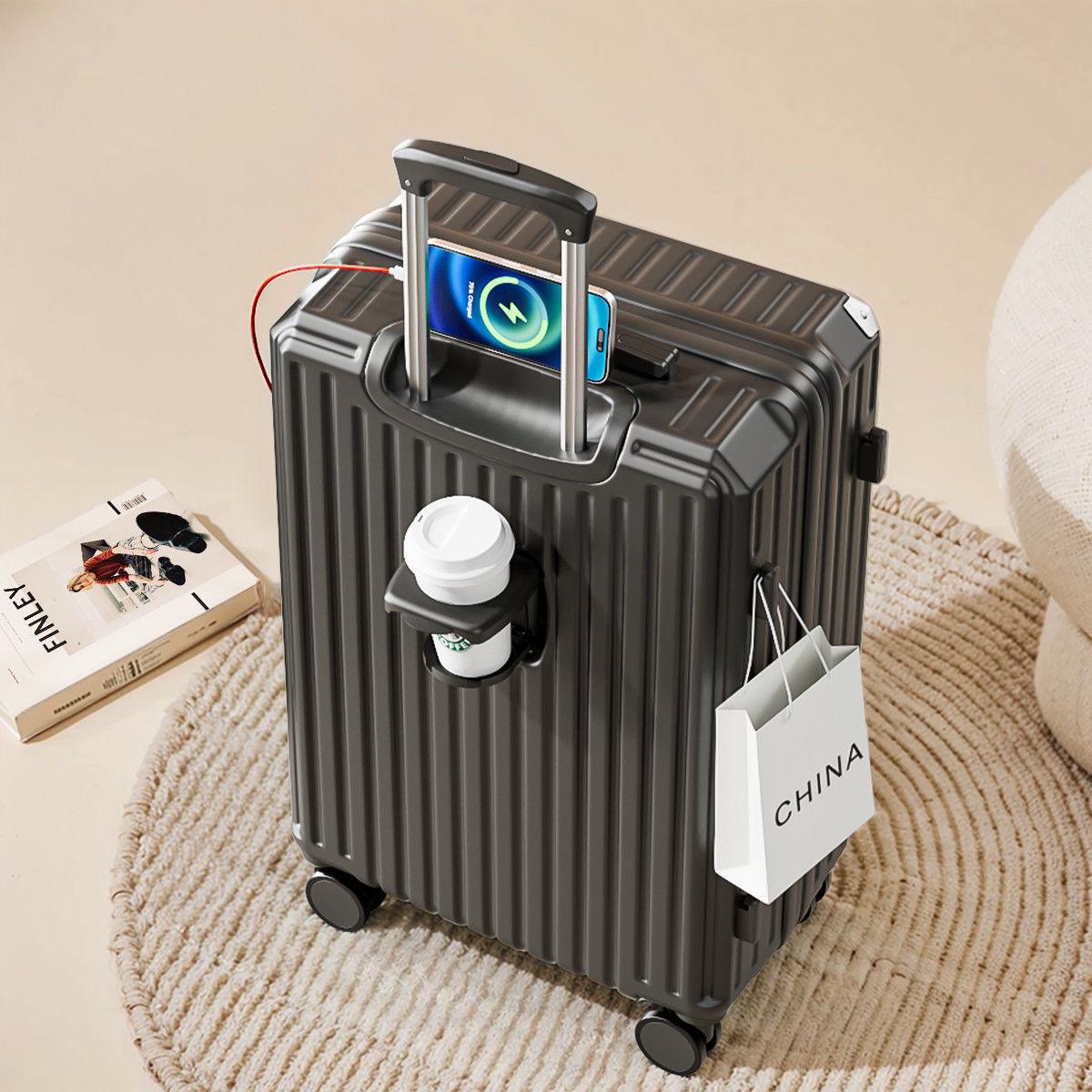 

Прочный, вместительный студенческий чемодан с универсальными колесами и кодовым замком 20 inch (Upgraded Thickness)