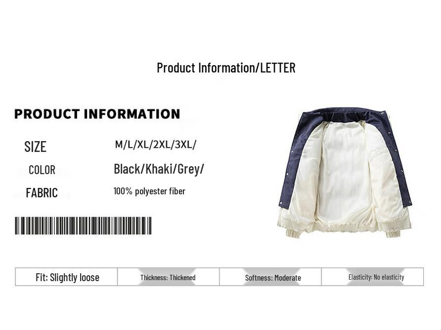 NASA MARVEL Herren Dicke Pufferjacke