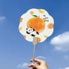 Hand-Painted Chinese Style Fruit Panda Round Fan