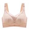 Large Size Bra for Women Thin Full Cup No Steel Ring Anti Sagging and Double Breasted Bra