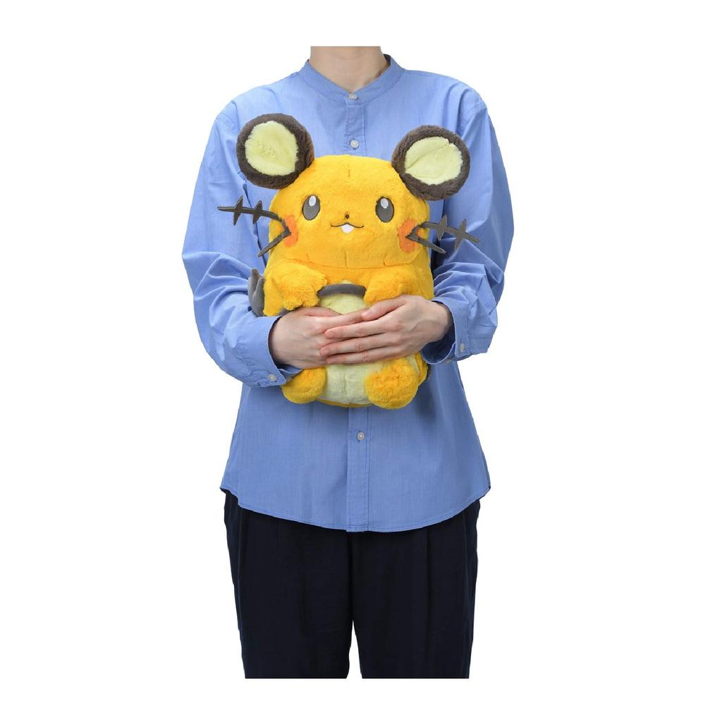 Pokémon Center Original Fluffy Dedenne Plush Toy 36 x 32 x 23 cm (H x W x D)