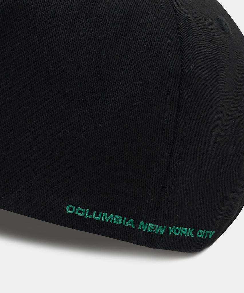 COLUMBIA UNIVERSITY Cu Emb 5 Panel Oversized Cap_Black