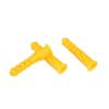 Yellow Croaker Plastic Plug Anchor with Screw for Furniture