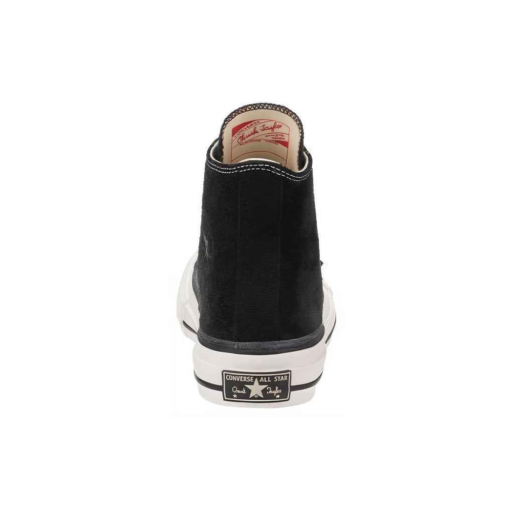 Converse Chuck 70 Bequeme Vielseitige Langlebige Stoßdämpfende High Top Canvas Schuhe Unisex Sneaker Schwarz 1CL732