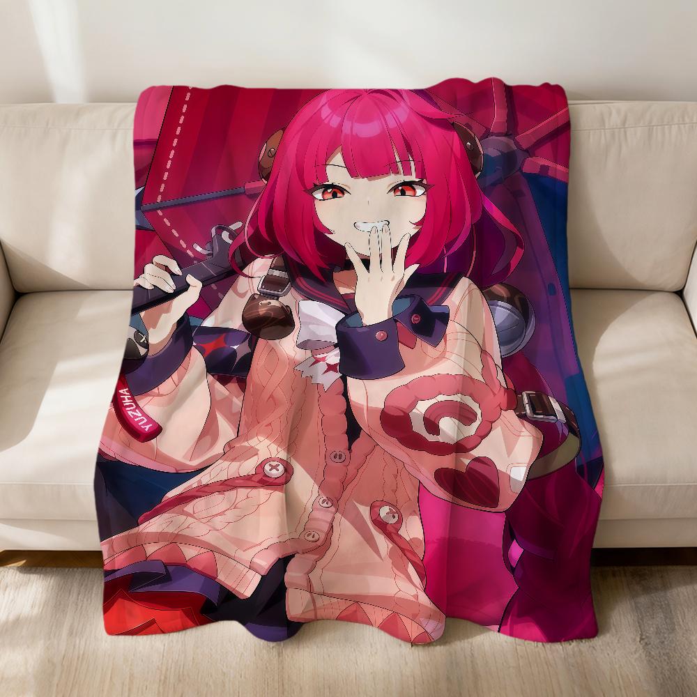 Ukinami Yuzuha Alice cp carino Zenless Zone Zero morbida calda coperta di peluche divano soggiorno animale domestico hogar camera da letto regalo casa Auto portatile