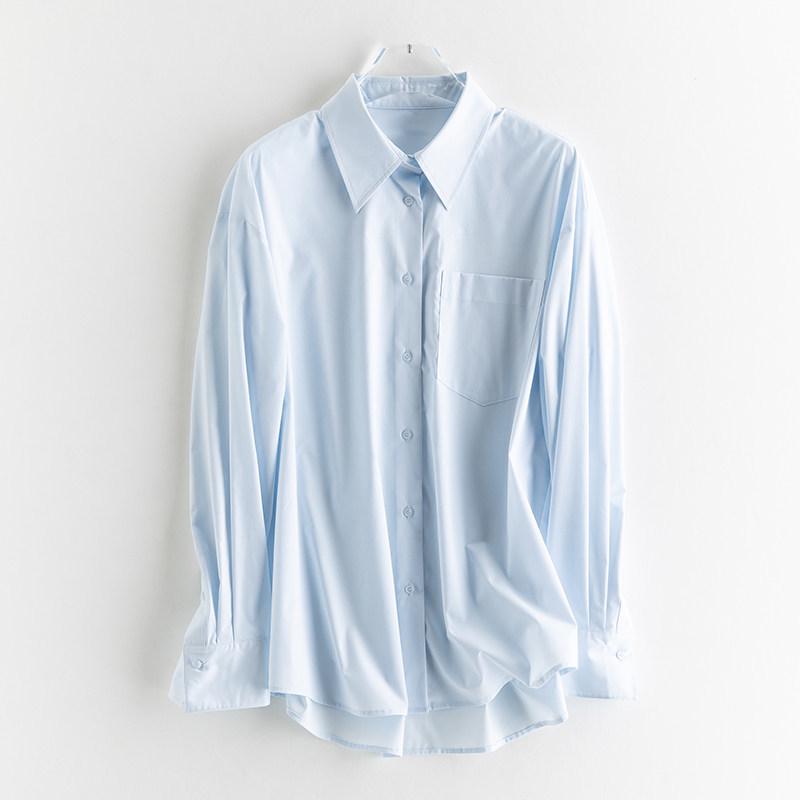 

Women s Casual Pink Non-Iron Drape Shirt – Loose, Slimming, and Wrinkle-Resistant L (120-135 jin)