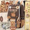 Capybara Backpack: Cute, Funny, Large Capacity, Stain-Resistant, Multifunctional for Middle School Girls