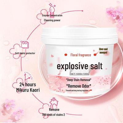 Universal Color Bleach Powder: Floral Scent, Stain & Yellowing Remover, Whitening for Colorful Clothes