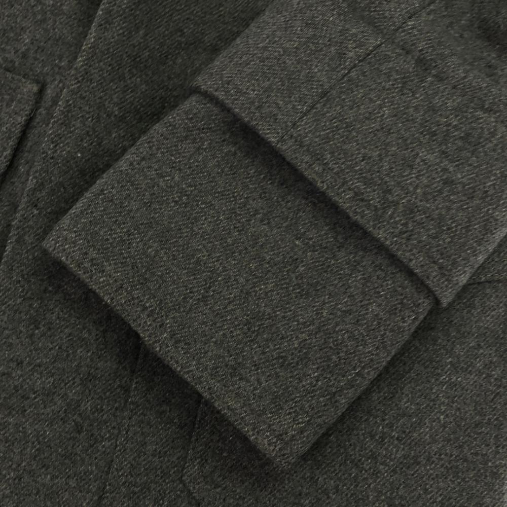 Green Made In Japan With Bore Liner Wool Coat 1 Gray Women Used