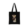 Women Shopping Bag All-match Bear Series Handbag Foldable Reusable Cloth Shopper Harajuku Style Bag Student Canvas Tote Bag