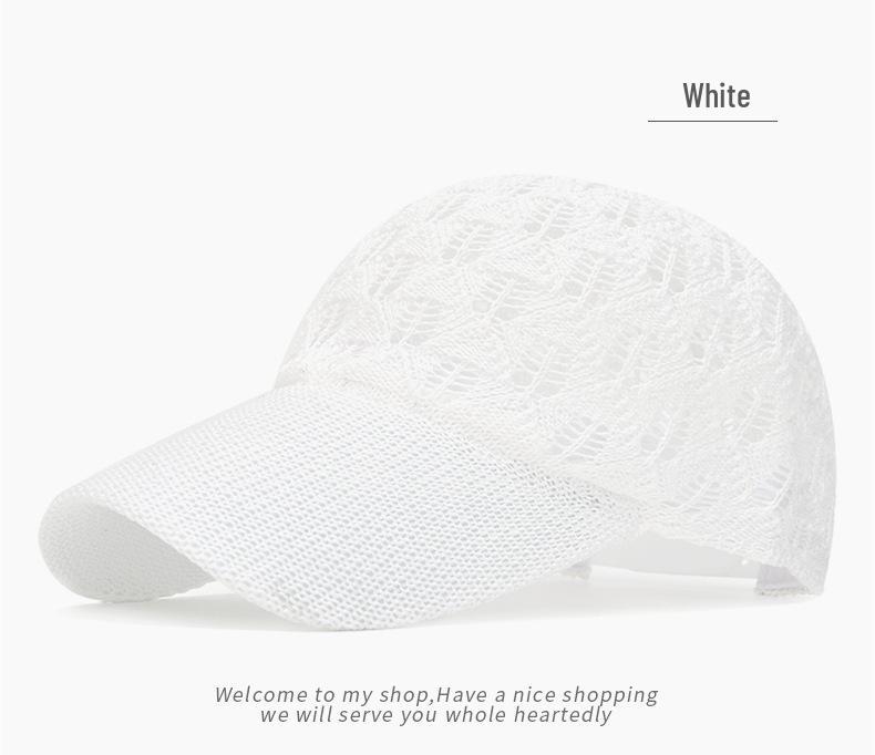 Women's Summer Breathable Mesh Duckbill Baseball Cap - Versatile Outdoor Sun Protection
