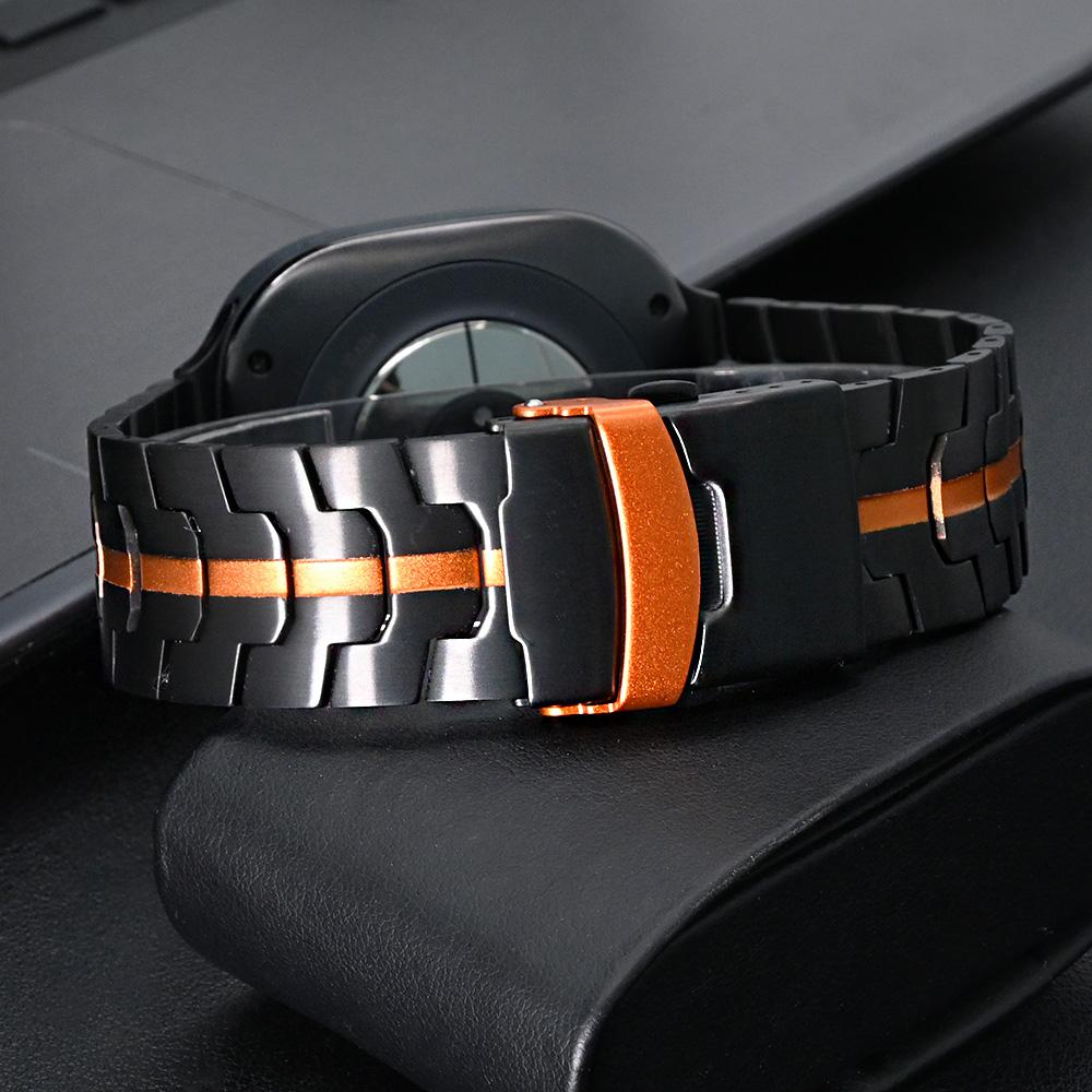 Luxury Metal Strap for Samsung Galaxy Watch Ultra 47mm No Gaps Stainless Steel Bracelet Galaxy Watch Ultra Correa Replacement